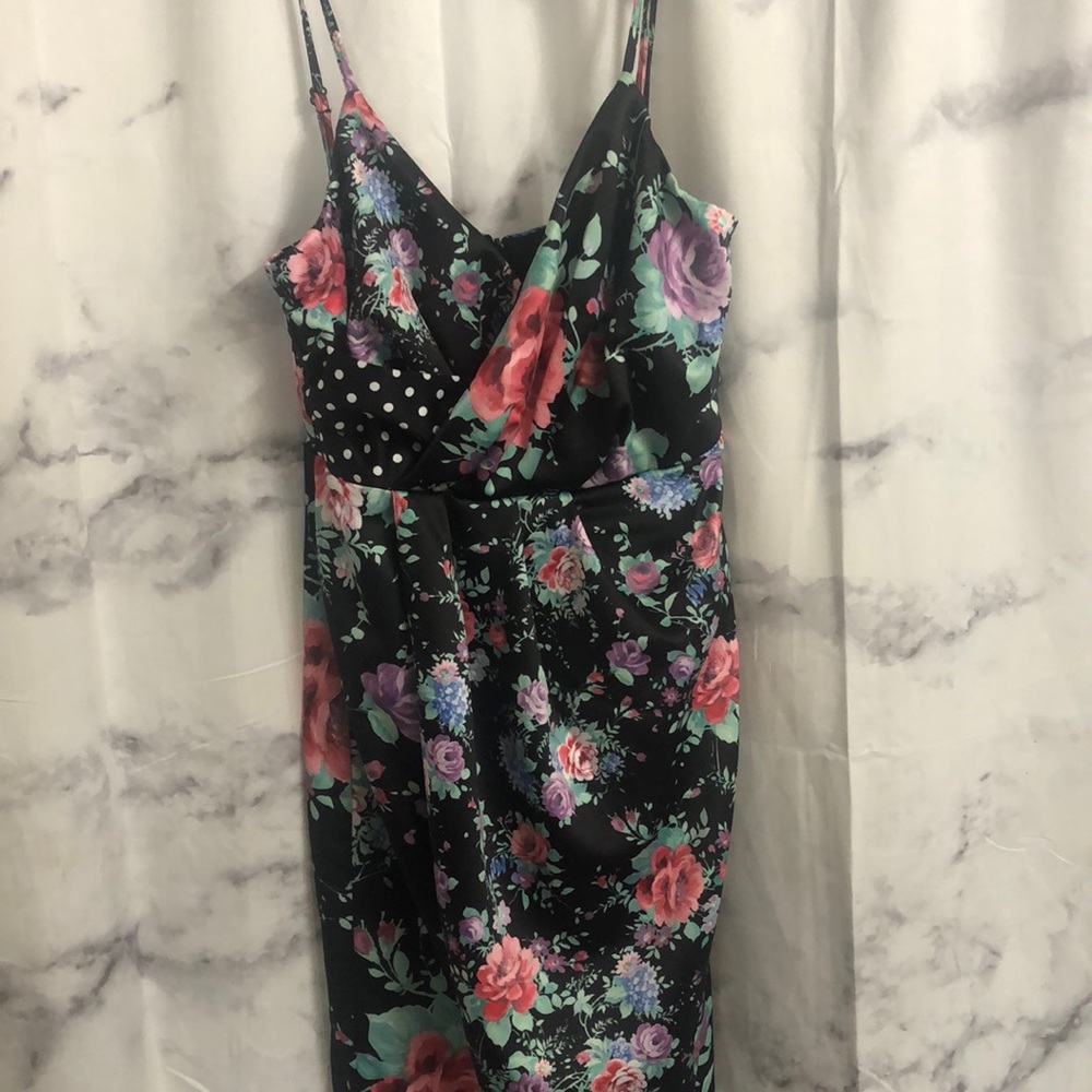 ASOS Petite Printed MIDI Dress